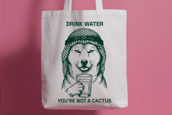 Funny Drink Water Youre Not A Cactus SVG Husky PNG Product Image 2