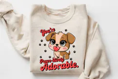 You’re Paws Itively Adorable Sublimation PNG Design Product Image 3