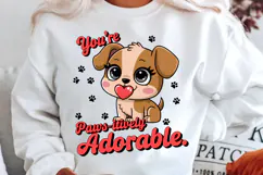 You’re Paws Itively Adorable Sublimation PNG Design Product Image 2