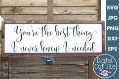 You Are The Best Thing Farmhouse Home Sign Svg Product Image 1
