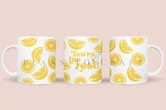 youre the zest coffee mug sublimation wrap glass mug wrap svg presized for 11oz and 15oz glass ready to cut and sublimation files