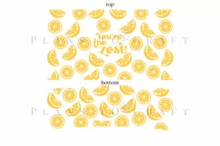 youre the zest lemon puns 40oz quencher tumbler sublimation full wrap high resolution transparant background