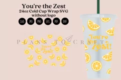 youre the zest lemon puns funny starbucks 24oz cold cup wrap svg presized template for tumbler venti suitable for cricut and silhouette