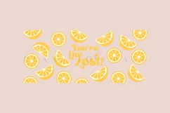 Youre the Zest lemon puns libbey beer can glass full wrap svg presized template for 16oz and 20oz glass for Cricut Silhouette and sublimation