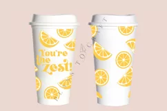 youre the zest lemon puns starbucks 16oz hot cup wrap svg presized template for tumbler grande suitable for cricut and silhouette
