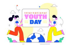 10 International Youth Day Illustration Product Image 4