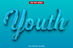 Youth 3D editable text effect Product Image 1