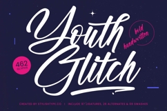 Youth Glitch - Bold Handwritten Font Product Image 1