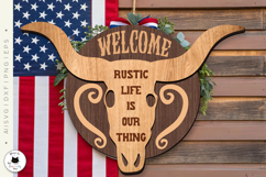 Western Signs Laser Cut | Layered Cowboy Signs Product Image 6