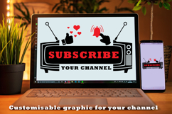 Subscribe Social Media Television Png Product Image 2