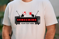 Subscribe Social Media Television Png Product Image 3