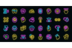 Emotional intelligence icons set outline vector. Control Product Image 1