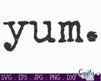 Yum | Kitchen Farmhouse Home Sign Svg Product Image 2