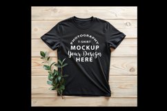 Bella Canvas t-shirt mock-up BLACK Product Image 1