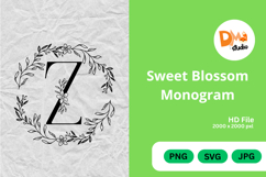 Sweet Blossom Monogram Product Image 1