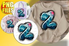 Z Doodle Letter Valentine Loving Romantic Magic! Product Image 1