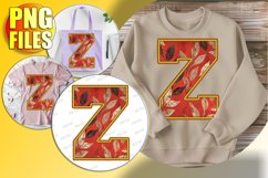 Z Doodle Letter Valentine Bright Cheerful Heart! Product Image 1