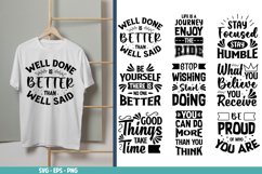 Motivational And Inspirational Quotes SVG Bundle Typography Product Image 1