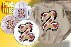 Z Doodle Letter Valentine Festive Bright Spirit! Product Image 1