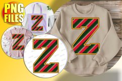 Z Doodle Letter Style Representation Merry Holiday Cheer! Product Image 1