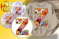 Z Doodle Letter Magic Heart Playful Design! Product Image 1
