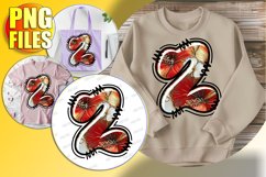 Z Doodle Letter Valentine Loving Joyful Style! Product Image 1