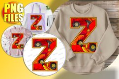 Z Doodle Letter Valentine Bright Joyful Magic! Product Image 1
