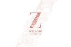 Z logo, Letter Z monogram, style floral Product Image 2