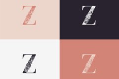 Z logo, Letter Z monogram, style floral Product Image 3