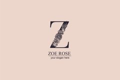 Z logo, Letter Z monogram, style floral Product Image 5