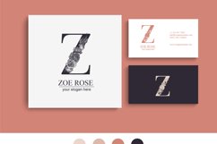 Z logo, Letter Z monogram, style floral Product Image 1