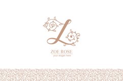 Z logo, Letter Z monogram, style floral Product Image 2