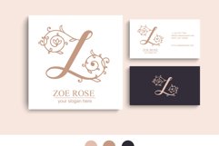 Z logo, Letter Z monogram, style floral Product Image 3