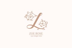 Z logo, Letter Z monogram, style floral Product Image 1