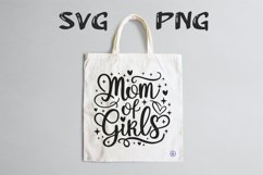 Mom of girls quote Svg Png Product Image 2