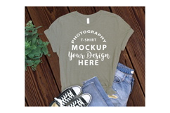 Bella Canvas 3001 T-shirt mockup BUNDLE 36 colors Product Image 2