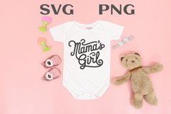 Mama&#039;s girl quote Svg Png Product Image 1