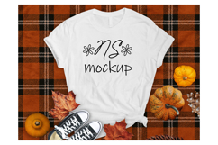 Bella Canvas 3001 T-shirt mockup color WHITE Product Image 1