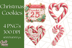Christmas Cookies Clipart PNG Festive Treats Product Image 1