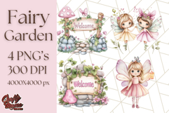 Fairy Garden PNG Clipart, Whimsical Magical Elements Png Product Image 1