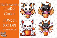 Monster Café Halloween PNG Clipart, Coffee Holiday Clip Art Product Image 1