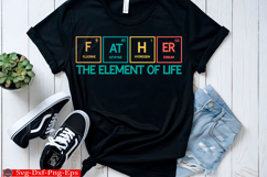Father Funny Periodic Table Dad shirt, png Product Image 1