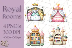 Princess Castle Room PNG Clipart for Royal Interiors & Scene Product Image 1