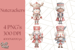 Nutcracker Clipart, Festive Holiday Toy Soldier PNG Art Product Image 1