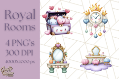 Princess Castle Room PNG Clipart for Royal Interiors &amp; Scene Product Image 1