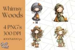 Whimsy Woods Harvest Festival Clipart PNG Files Product Image 1