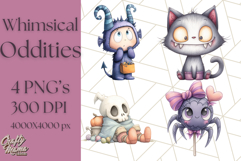 Whimsical Halloween Candy PNG Clipart Product Image 1