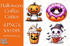 Monster Café Halloween PNG Clipart, Coffee Holiday Clip Art Product Image 1