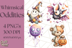 Whimsical Halloween Candy PNG Clipart Product Image 1