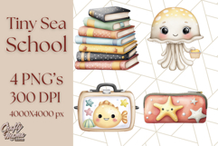 Sea Animal Clipart for Kids PNG, Ocean Animals Clip Art Png Product Image 1